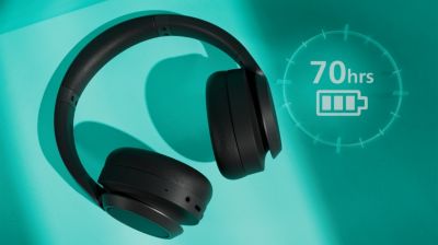 Do 70 godzin odtwarzania (45 z włączoną funkcją redukcji szumów)