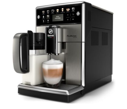 Saeco Intelia Deluxe - Cafetera espresso super automática, con recipiente  para leche   price tracker / seguimiento,  los gráficos de  historial de precios,  los relojes de precios,  alertas