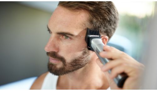 Extra-wide hair trimmer to cover more areas faster