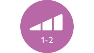 모발 타입에 맞는 2단계 온도 설정