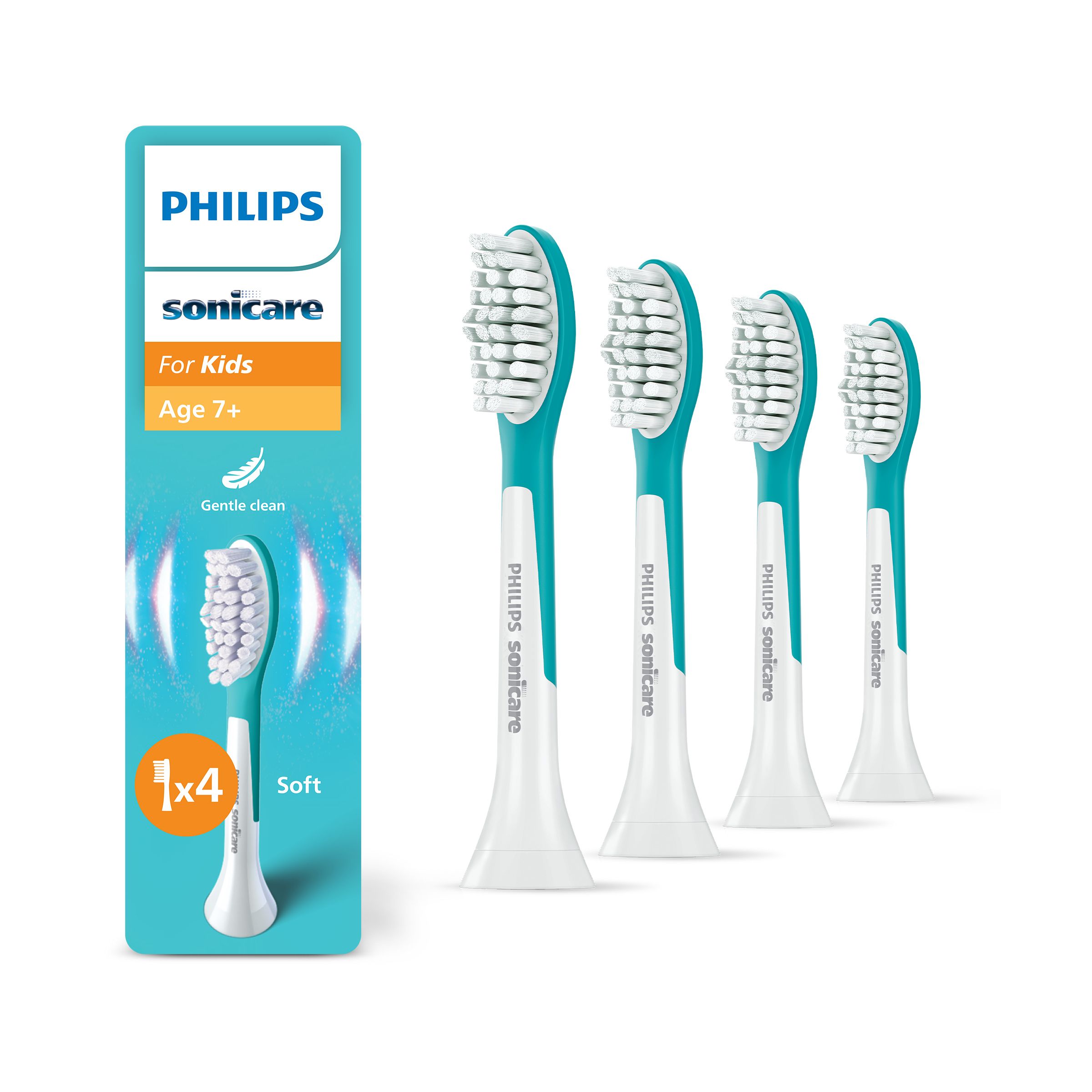Sonicare Philips For Kids - Balení 4 ks Hlavic Kartáčku - HX6044/90