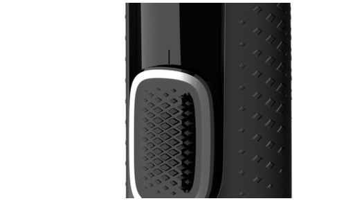 Håndtaget med ru overflade giver optimalt greb, selv når det er vådt