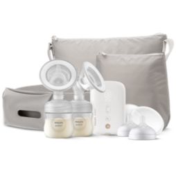 Manual breast pump with bottle SCF330/20