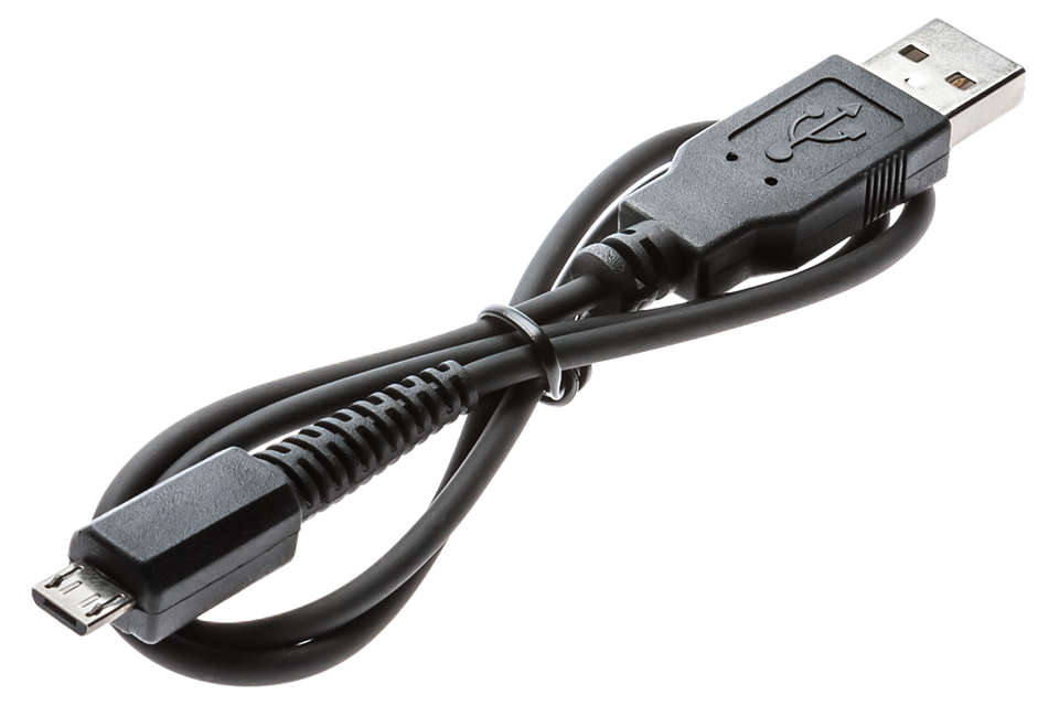 Een USB-kabel om uw apparaat op te laden
