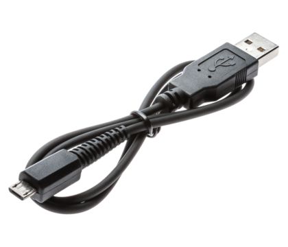 En USB-kabel för att ladda enheten