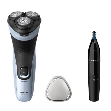 X3003/02 Shaver 3000X Series Máquina de barbear elétrica a húmido e a seco