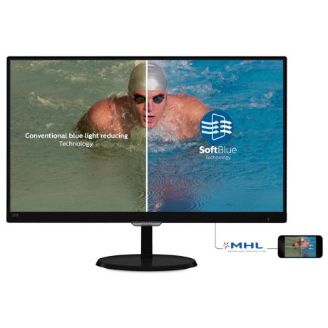 257E7EDSB/69  LCD 顯示器設有 SoftBlue 技術