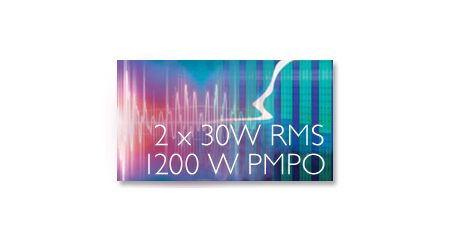 1200W PMPO / 60W RMS total power