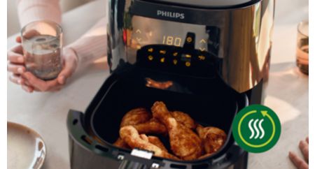 Philips Airfryer 3000 Series L, 4.1L (0.8Kg), 13-in-1 Airfryer, 90% Less  fat with Rapid Air Tech 