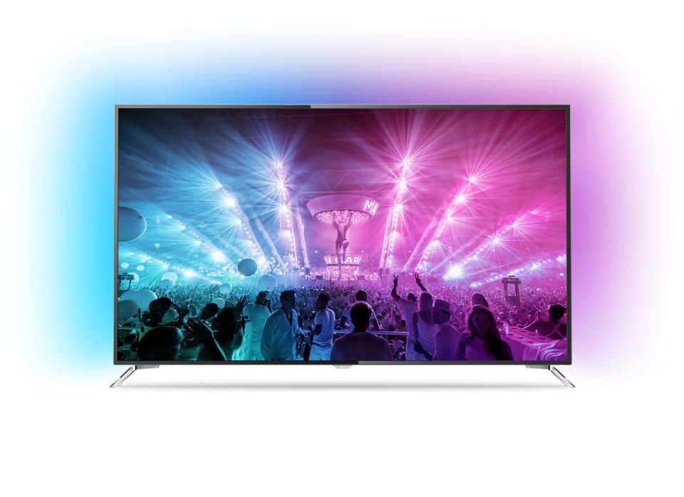 Ultraflacher 4K UHD LED TV powered by Android TV