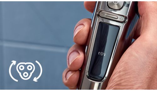 Replace your shaving heads in just two steps