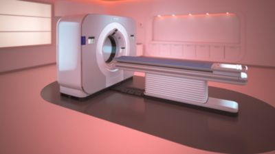 Spectral CT 7500 with ambient experience lighting