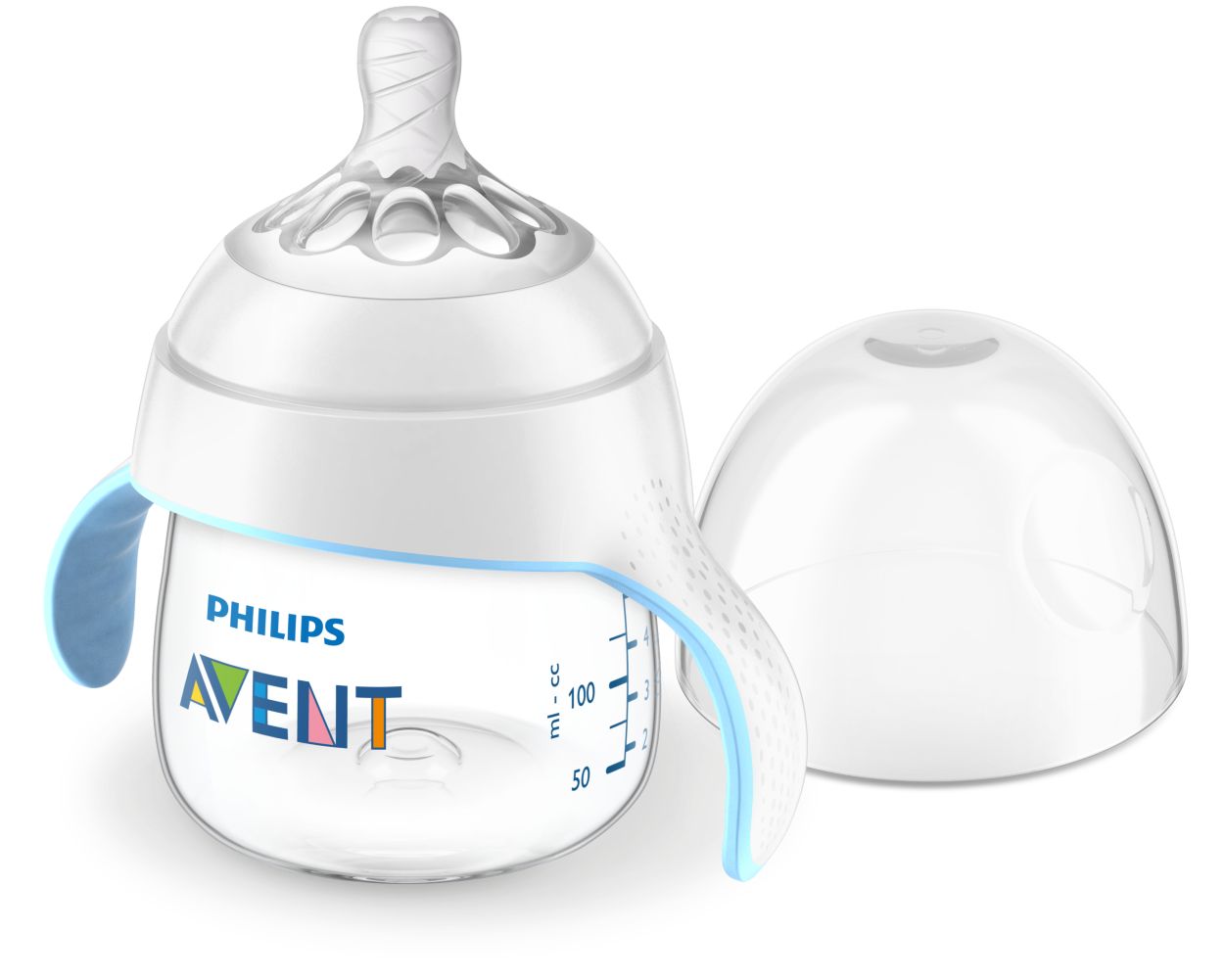  Philips AVENT Biberón natural de flujo medio 3M+, tamaño único,  2 unidades : Bebés