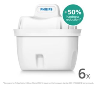 Philips Micro X-Clean Softening+ Filters (6-pack, AWP230P6/79)