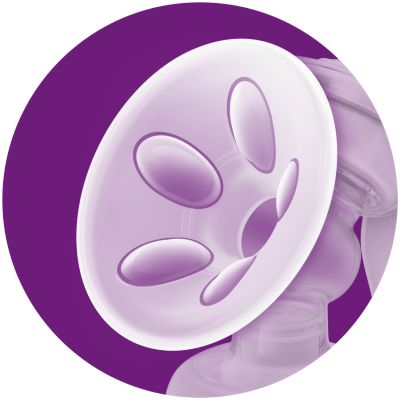 Soft massage cushion with massaging petals