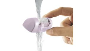 Tête d'épilation lavable pour plus d'hygiène et un nettoyage facile