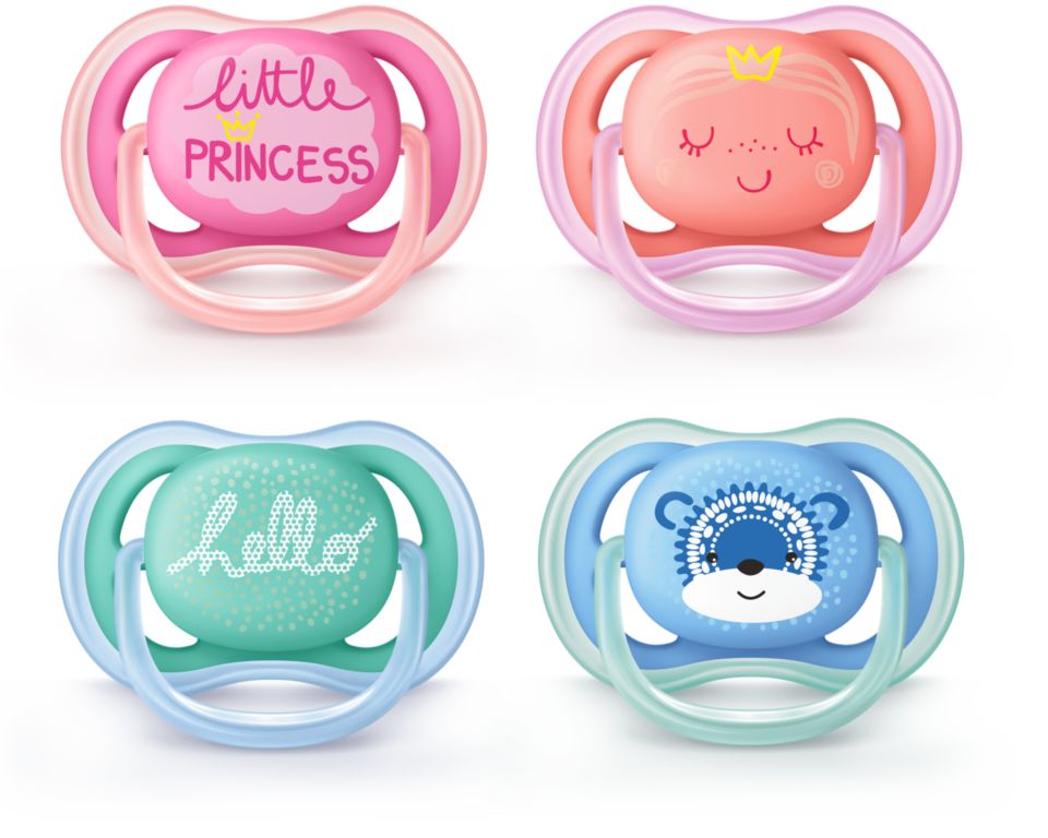 A light, breathable pacifier