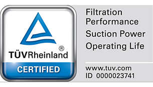 Certifié TÜV pour des résultats fiables