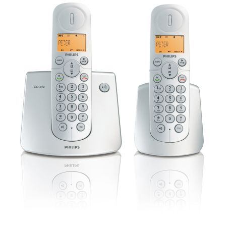 CD2402S/77  Teléfono inalámbrico