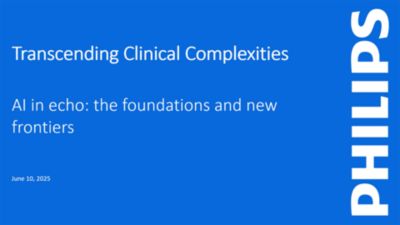 AI in echo - the foundations and new frontiers webinar