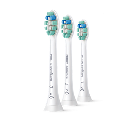 HX9023/67 Philips Sonicare C2 Optimal Plaque Defense 牙菌斑防御型电动牙刷头