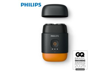 Shaver elétrico compacto para uso seco ou molhado