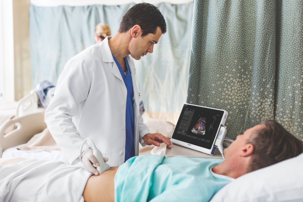 Compact portable ultrasound for bedside, wards and emergency rooms