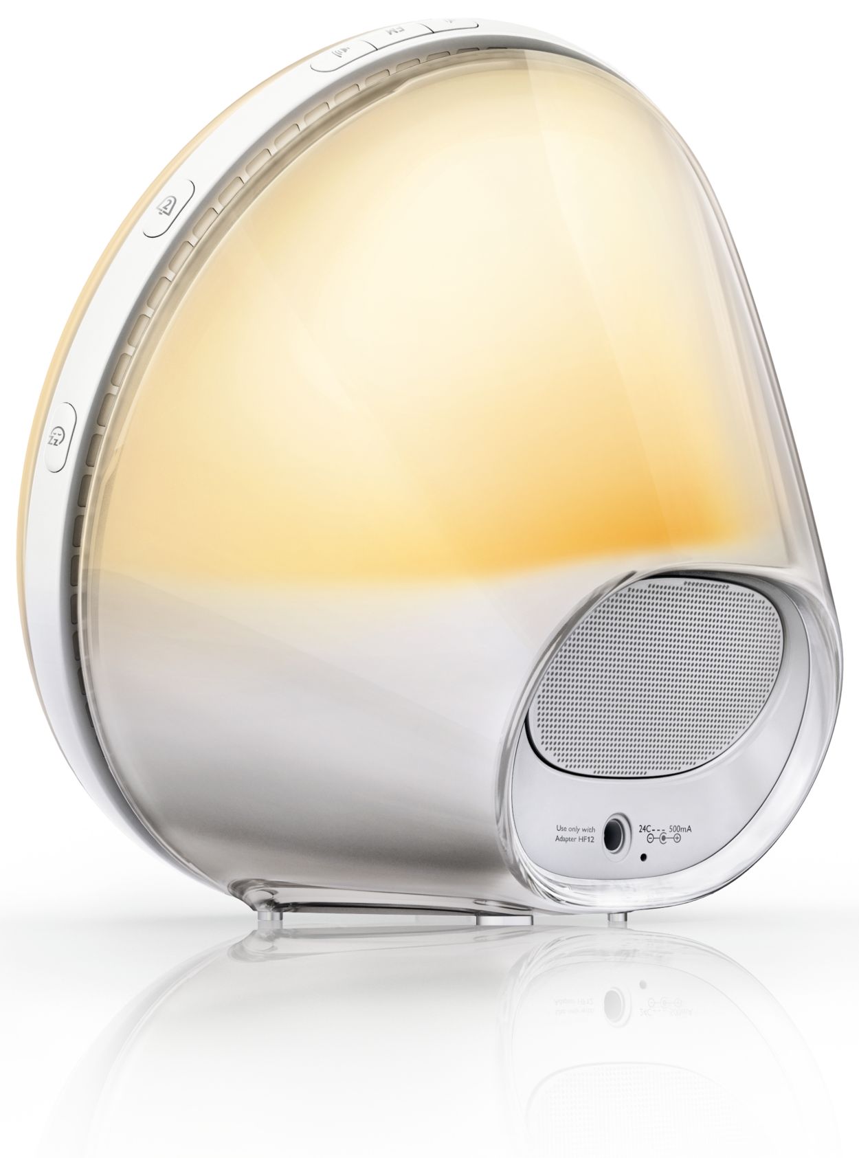  Philips Reloj despertador SmartSleep HF3500 / 60 Wake-Up Light  Therapy con simulación Sunrise, blanco : Salud y Hogar