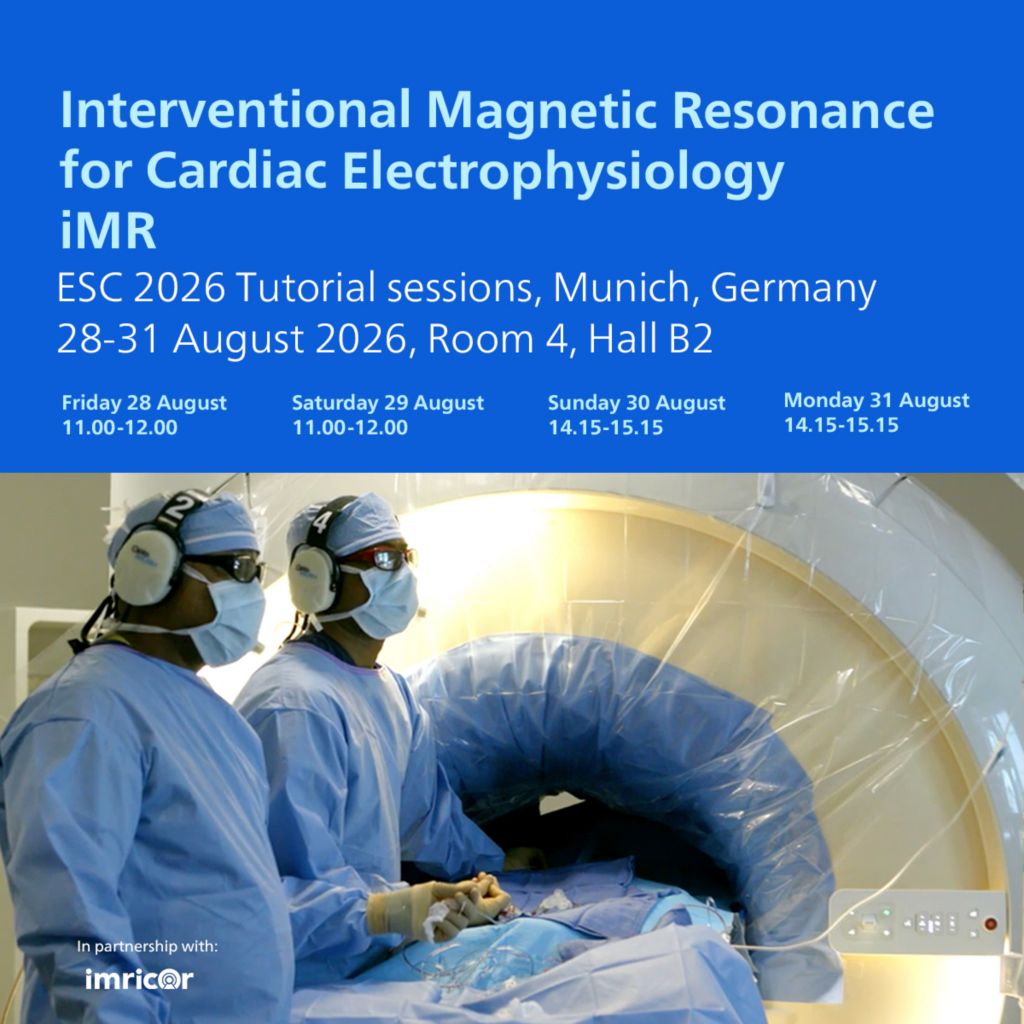 Event details for Interventional Magnetic Resonance for Cardiac Electrophysiology iMR practical tutorials