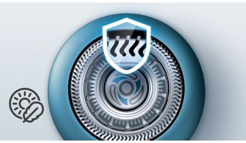 Die Klingen schützen Ihre Haut und schneiden dabei dennoch nah an der Haut für eine glatte Rasur, selbst bei einem 3-Tage-Bart