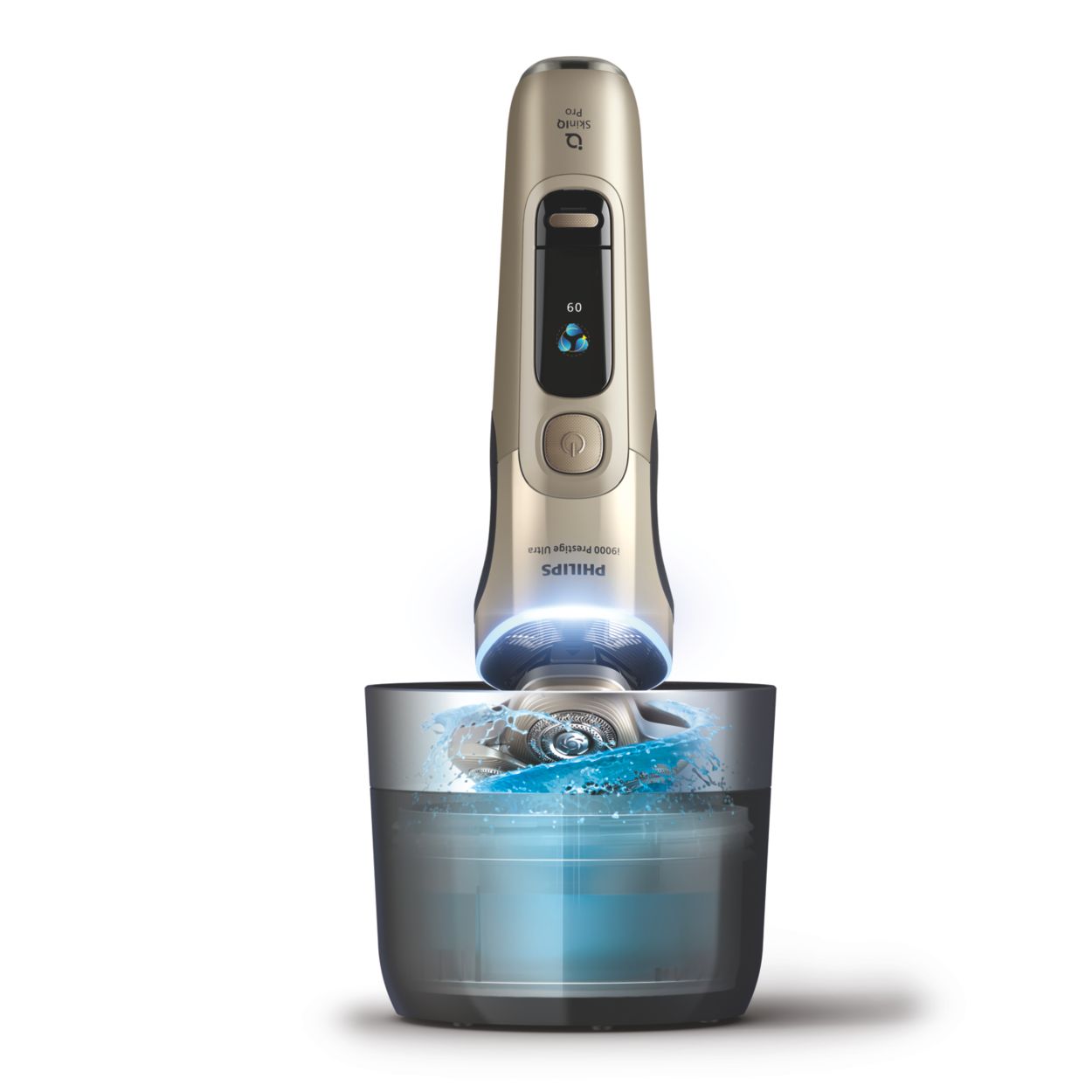 i9000 Prestige Ultra Wet and Dry Electric Shaver with SkinIQ