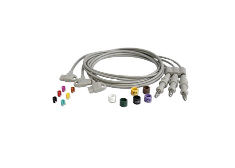 Long Chest Lead Set Diagnostic ECG Patient Cables and Leads