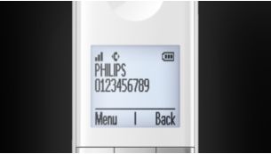 High-contrast 4.6 cm (1.8") graphical display