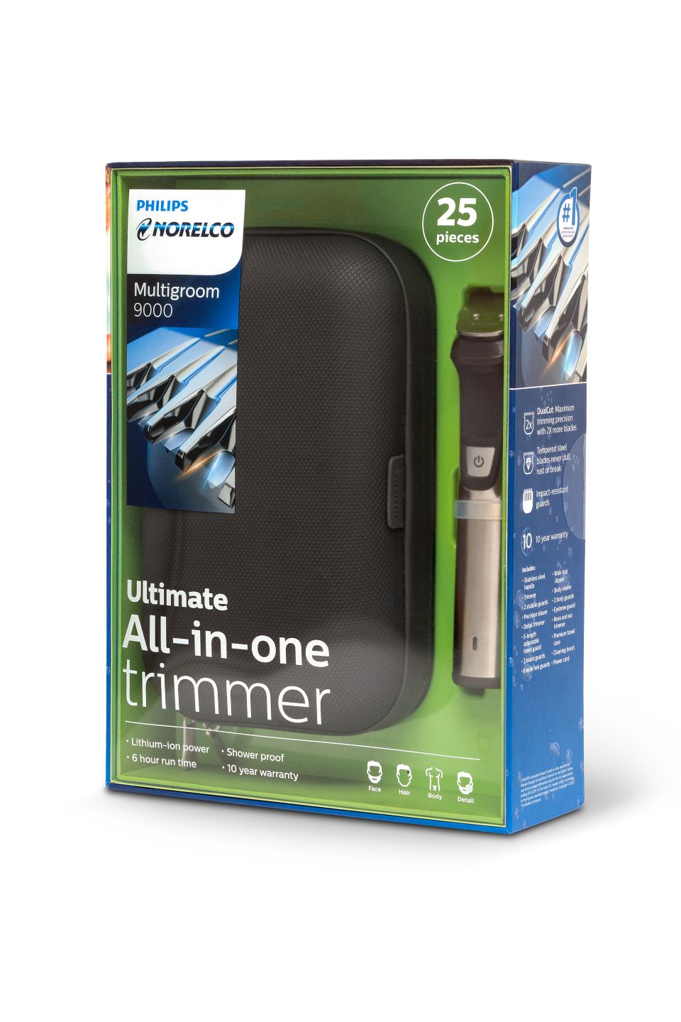 Philips Norelco Multigroom 9000 Trimmer | Face, Head and Body