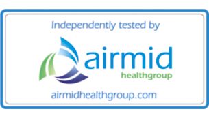 Airmid 인증 필터로 공기 중 알레르기 유발 물질의 90% 제거