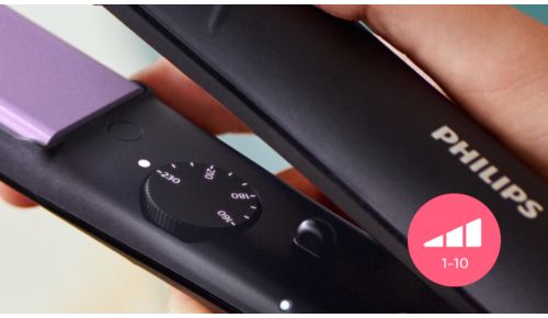 10 ustawień temperatury zapewnia lepszą kontrolę