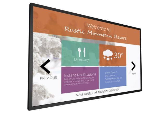 Signage Solutions Multi-Touch Display
