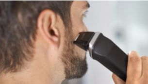 Rasoir de précision pour une barbe, des pattes et une nuque parfaitement dessinées