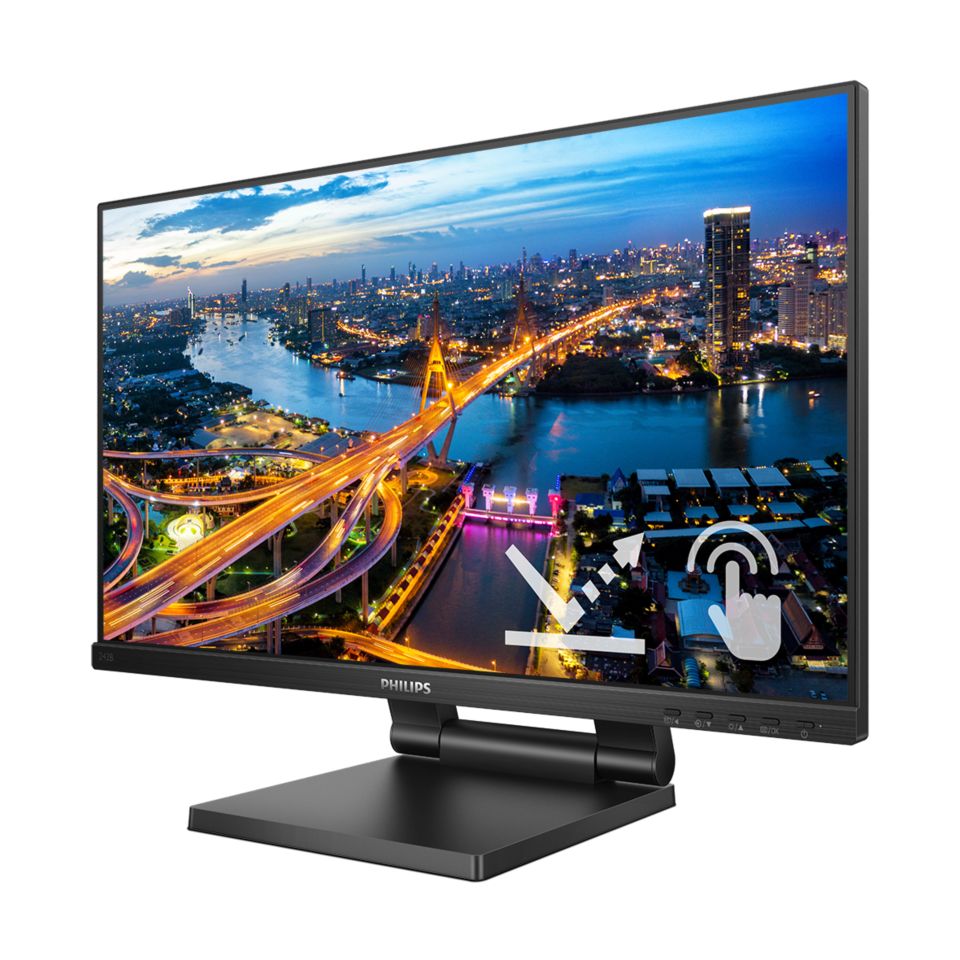 Monitor LCD monitor with SmoothTouch 242B1TC/27 | Philips