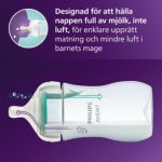 Flödar som ett bröst, hjälper till att minimera matningsproblem
