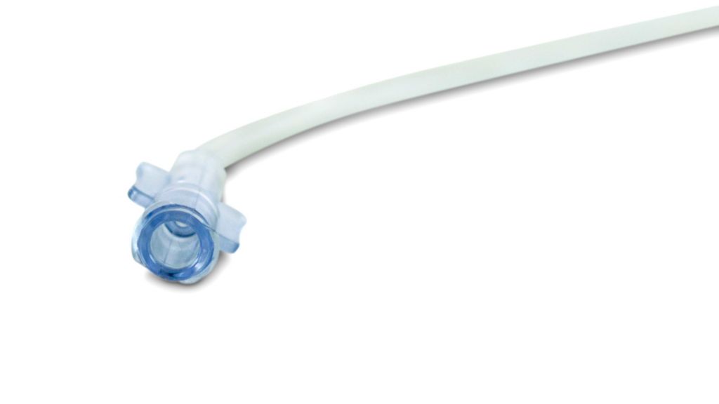 Disposable cannula connector detail 