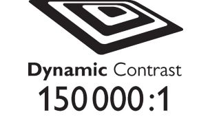 Dynamic contrast 150.000:1 for incredible rich black details