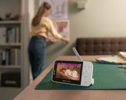 Baby monitor on the counter