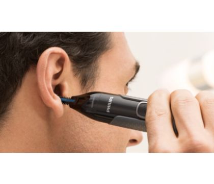 Recortador para nariz, orejas y cejas Nose trimmer Series 3000 de Philips  con tecnología PrecisionTrim (modelo NT3650/16)