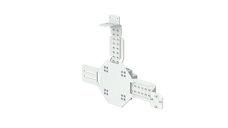 Monitor bracket with VESA75/100 for 17&#034;-24&#034; mounting options Mounting solution