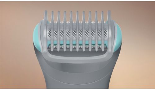 Kamme, der kan klikkes på, til trimning af hår i alle retninger
