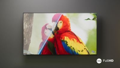 Sharp picture. Vibrant viewing.