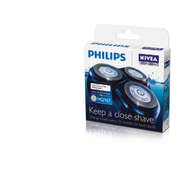 3 Têtes De Rasoir Adaptables Pour Philips HQ167 / HQ156 - Neuf Sous Blister - Shaver Parts