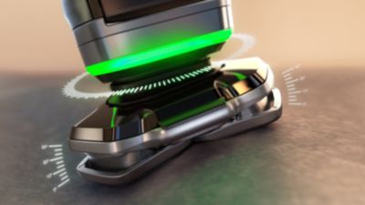 360-D フレックスヘッドで輪郭にフィット