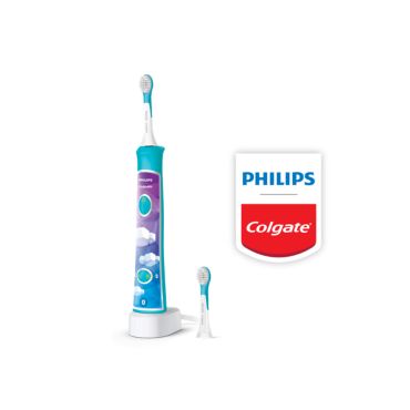 Philips Colgate For Kids PC0825 Escova de dentes elétrica Sonic